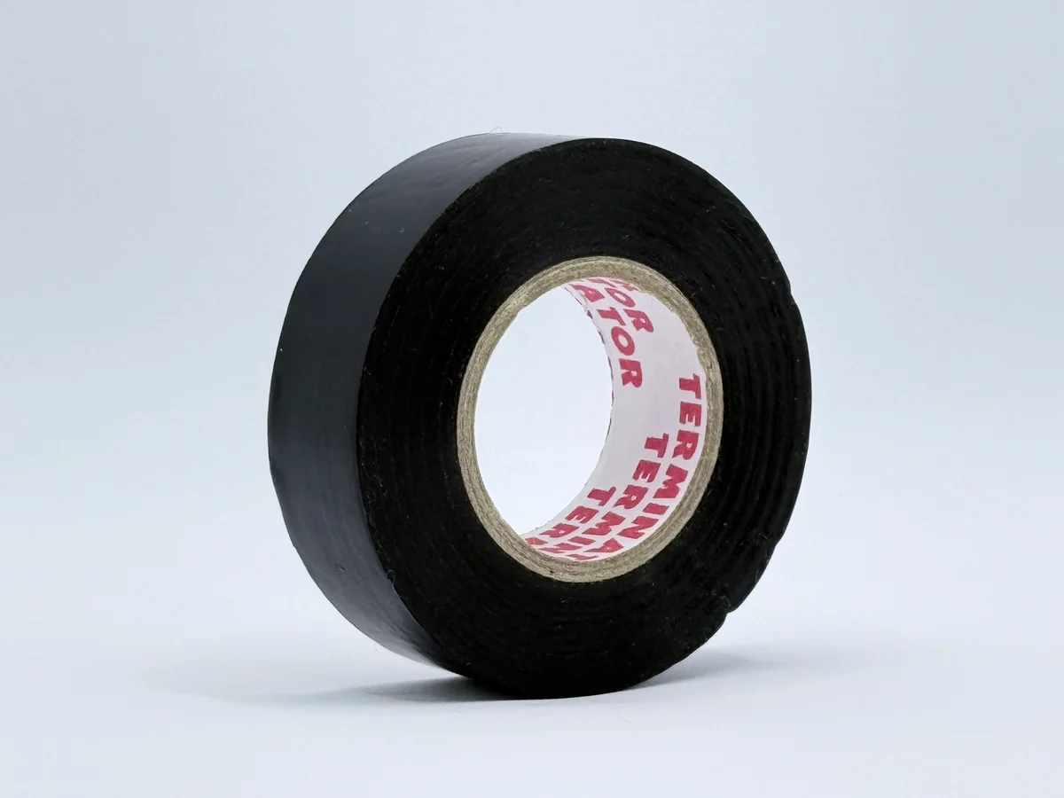 Premium Self-Extinguishing PVC Insulating Tape TERMINATOR IZ 1918 FR Black - side view