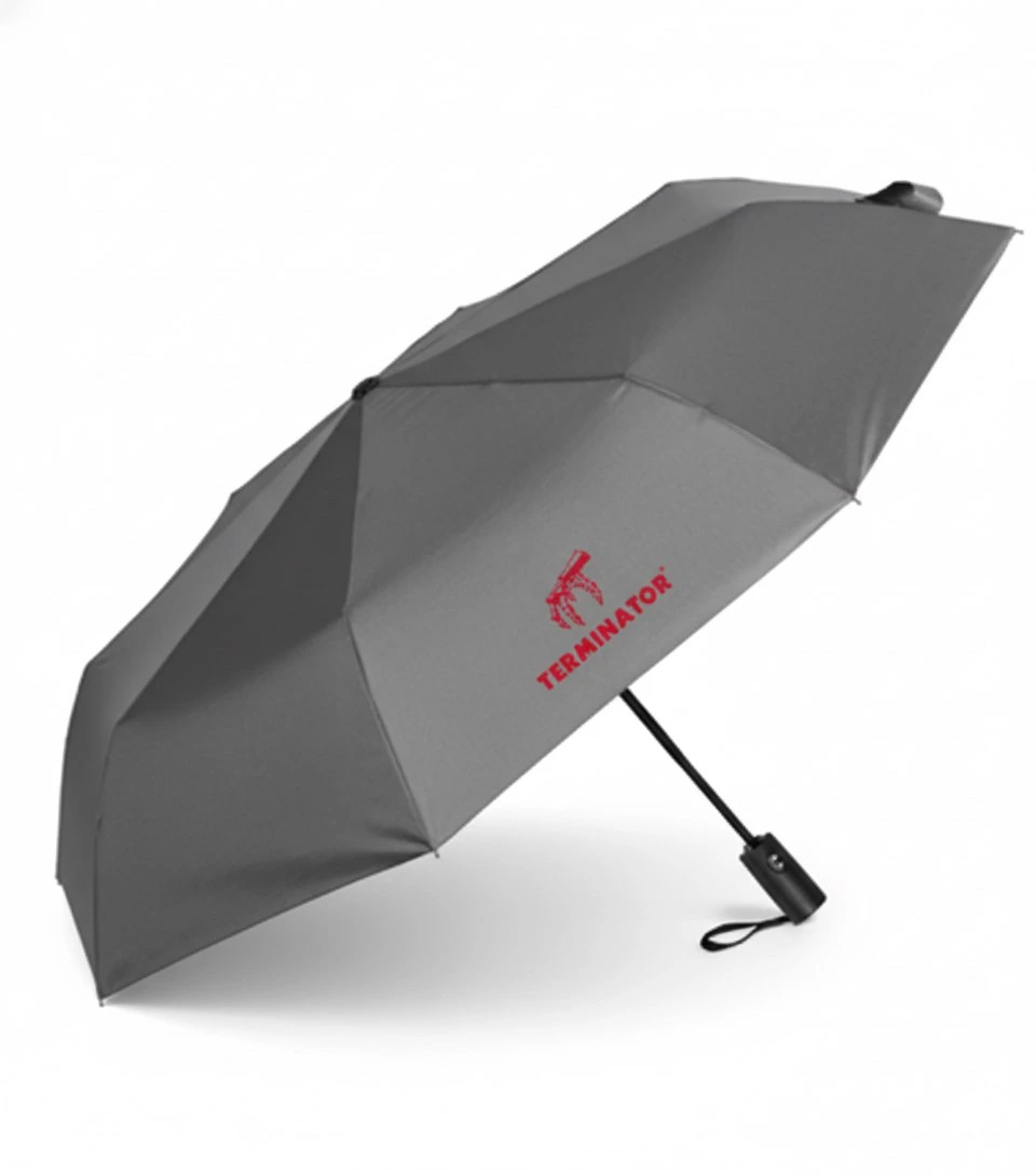 TERMINATOR UMBRELLA Серый - вид сбоку