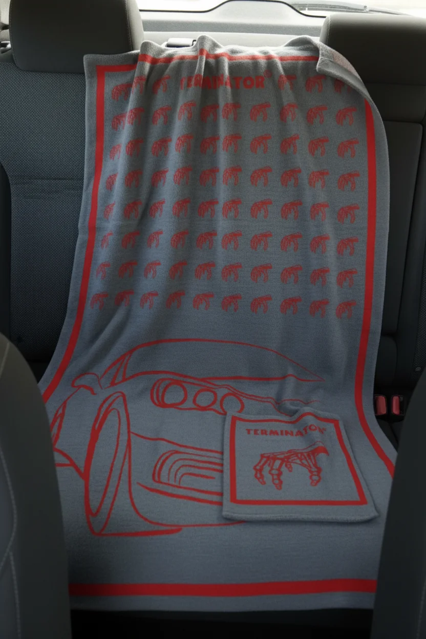 TERMINATOR BLANKET Gray - side view